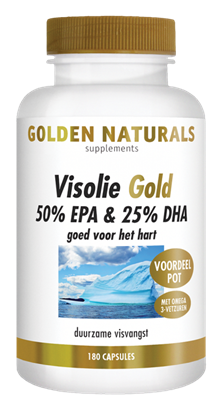 GOLDEN NATURALS VISOLIE GOLD 50 EPA  25 DHA 180CAPS